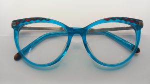 XL6013 gloss green round glasses – soft round frame