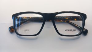 Alternative view of AM-1415 Tortoiseshell Square Glasses – Warm Everyday Frame